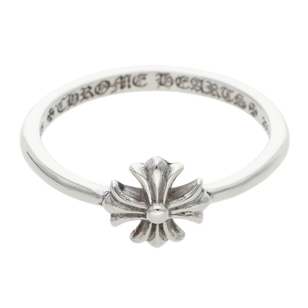 CHROME HEARTS BUBBLEGUM CH PLS RING MEN'S: Chrome Hearts BUBBLEGUM CH PLS Ring Men's Brand: Chrome Hearts Type/Style: Ring Material: 925 Silver Color: Silver Size: 5.25 - 5.5 US Accessories: None Accessories Notice: When purchasing pre-owned
