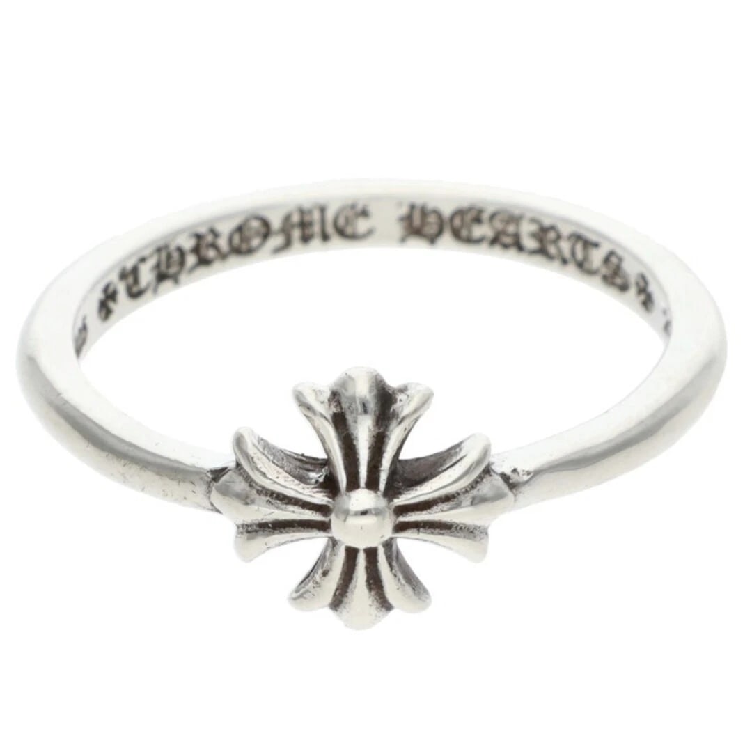 CHROME HEARTS BUBBLEGUM CH PLS RING MEN'S: Chrome Hearts BUBBLEGUM CH PLS Ring Men's Brand: Chrome Hearts Type/Style: Ring Material: 925 Silver Color: Silver Size: 4.5 - 4.75 US Accessories: None Accessories Notice: When purchasing
