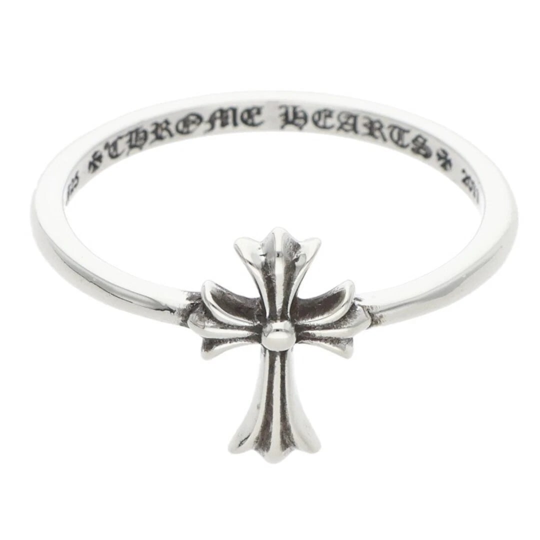 CHROME HEARTS BUBBLGM CH CRS SILVER RING MEN'S: Chrome Hearts BUBBLGM CH CRS Silver Ring Men's Brand: Chrome Hearts Type/Style: Ring Material: 925 Silver Color: Silver Size: 7.75 - 8 US Accessories: None Accessories Notice: When purchas