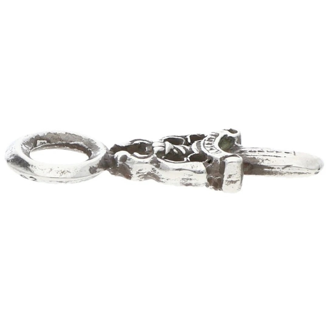 CHROME HEARTS STACK DAGGER CHARM SILVER NECKLACE - 3