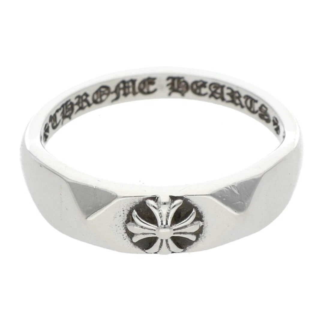 CHROME HEARTS BUBBLGM PYRAMID PLS SILVER RING: Chrome Hearts BUBBLGM PYRAMID PLS Silver Ring Brand: Chrome Hearts Type/Style: Ring Material: 925 Silver Color: Silver Size: 3 - 3.25 US Accessories: None Accessories Notice: When purchasing