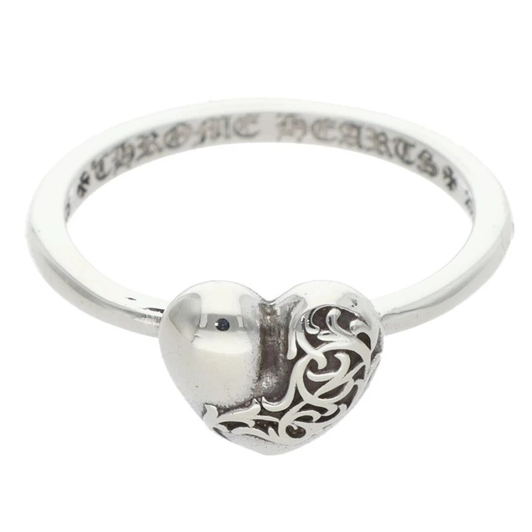 CHROME HEARTS BUBBLGM SILVER RING MEN'S: Chrome Hearts Bubblgm Silver Ring Men's Brand: Chrome Hearts Type/Style: Ring Material: 925 Silver Color: Silver Size: 4.75 - 5 US Accessories: None Accessories Notice: When purchasing pre-owned