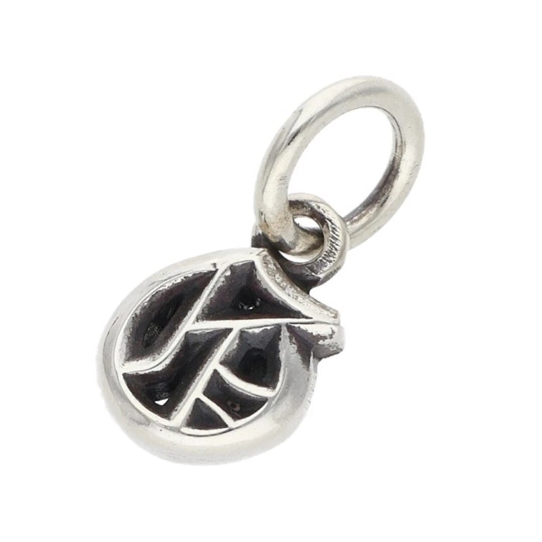 CHROME HEARTS STACK ALPHABET CHARM SILVER NECKLACE: Chrome Hearts STACK ALPHABET Charm silver Necklace Brand: Chrome Hearts Type/Style: Necklace Material: 925 Silver Color: Silver Size: W 0.6cm,V 1.3cm Accessories: None Accessories Notice: When
