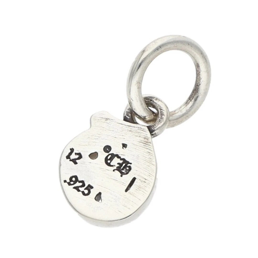 CHROME HEARTS STACK ALPHABET CHARM SILVER NECKLACE - 2