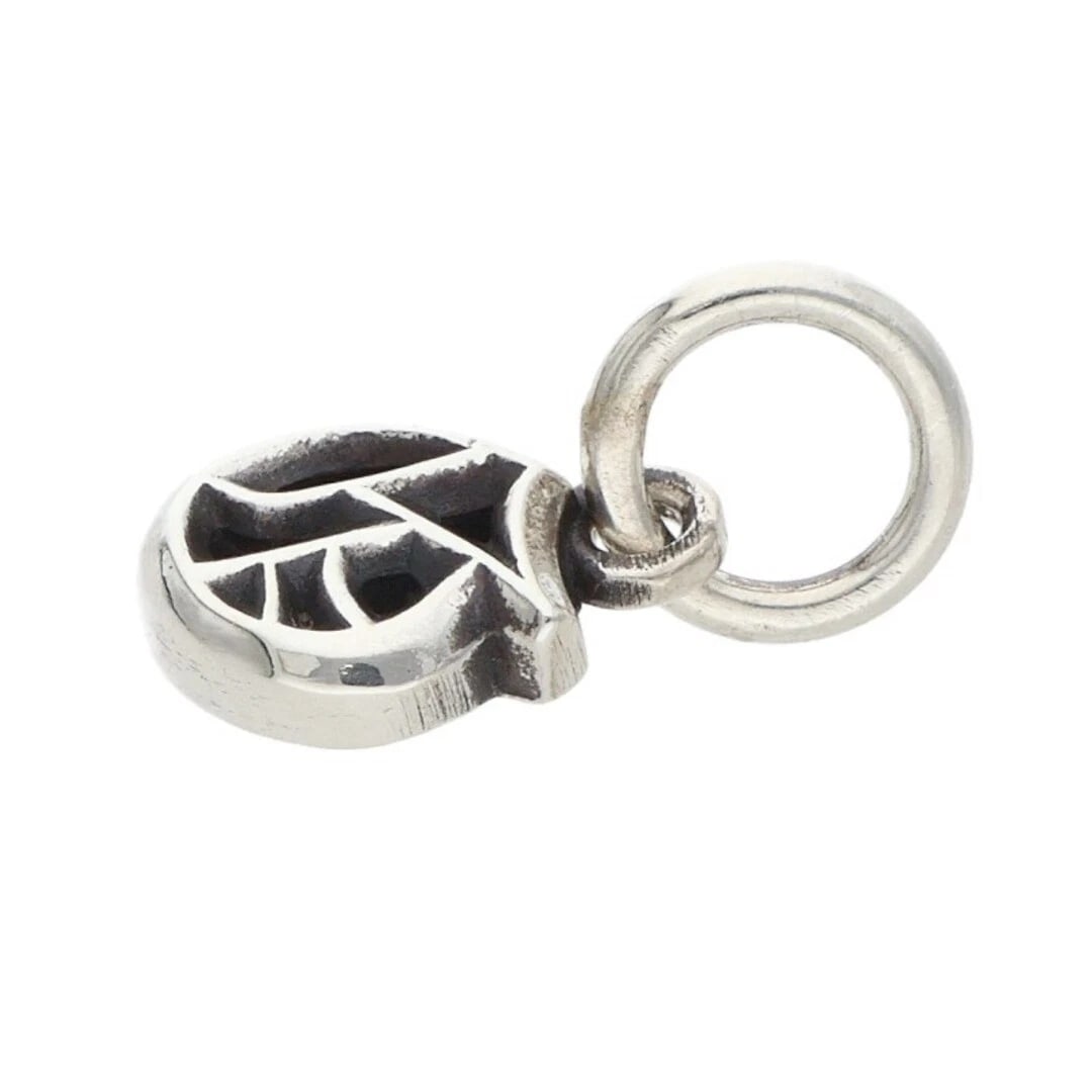 CHROME HEARTS STACK ALPHABET CHARM SILVER NECKLACE - 4
