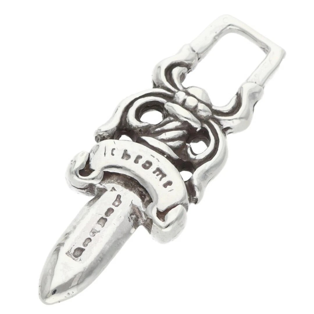 CHROME HEARTS DAGGER ZIP1 SILVER NECKLACE: Chrome Hearts DAGGER ZIP1 Silver Necklace Brand: Chrome Hearts Type/Style: Necklace Material: Color: Silver Size: Width 1.2cm, vertical 3.4cm Accessories: None Accessories Notice: When pur
