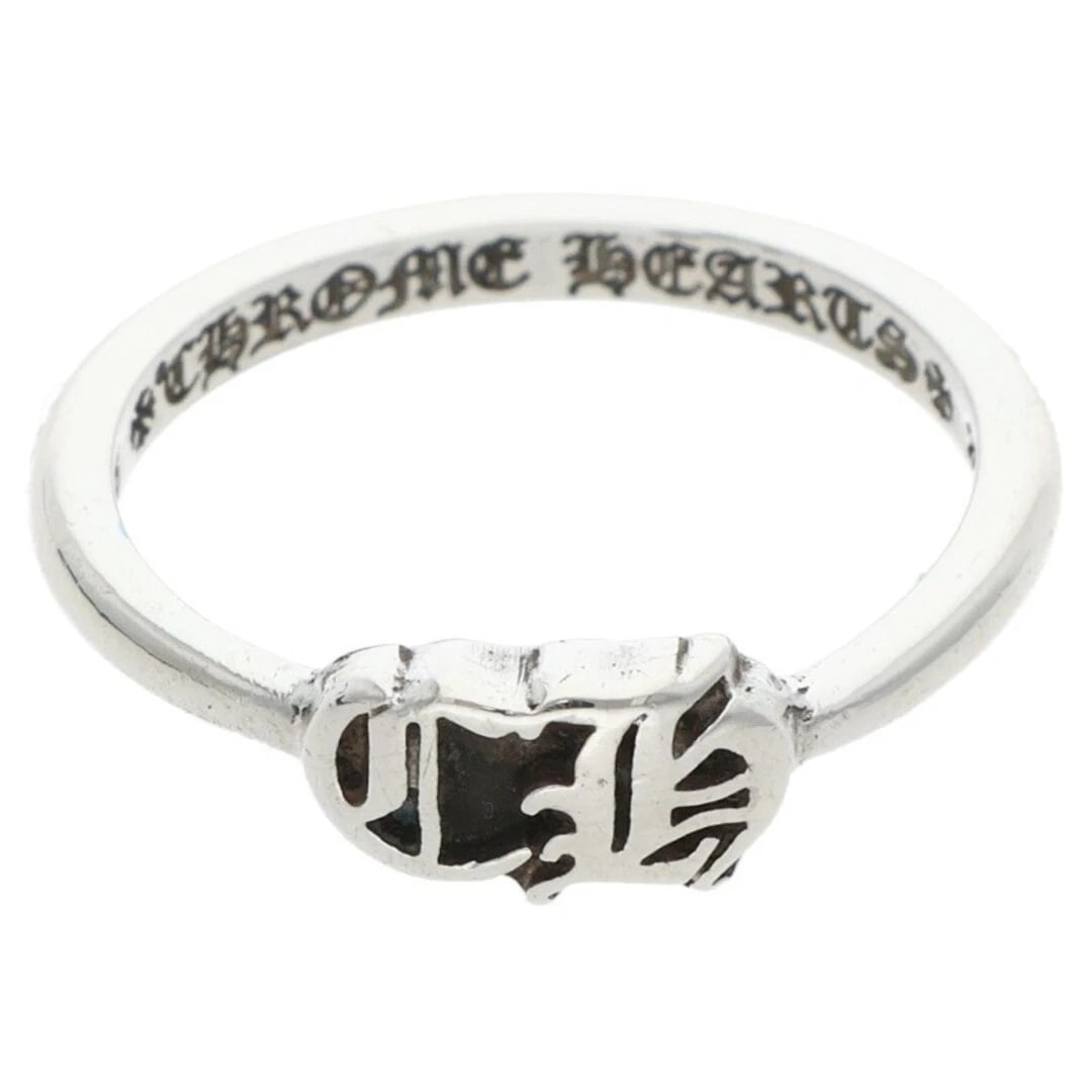 CHROME HEARTS BUBBLGM CH SILVER RING MEN'S: Chrome Hearts Bubblgm Ch Silver Ring Men's Brand: Chrome Hearts Type/Style: Ring Material: 925 Silver Color: Silver Size: 3.75 US Accessories: None Accessories Notice: When purchasing pre-owned