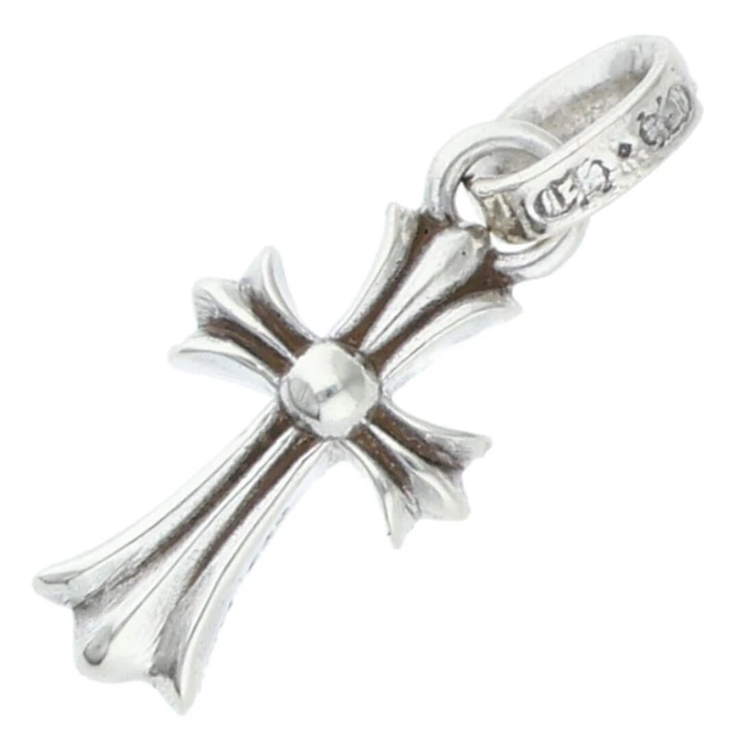 CHROME HEARTS CRS BBYFAT CHARM SILVER NECKLACE: Chrome Hearts CRS BBYFAT Charm Silver Necklace Brand: Chrome Hearts Type/Style: Necklace Material: 925 Silver Color: Silver Size: Width 0.9cm, vertical 2.4cm Accessories: None Accessories
