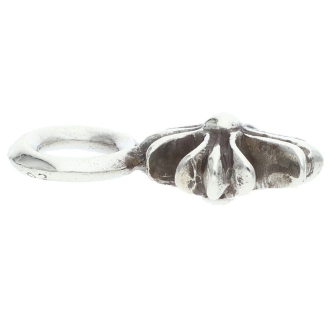 CHROME HEARTS STACK CH PLUS CHARM SILVER NECKLACE - 4