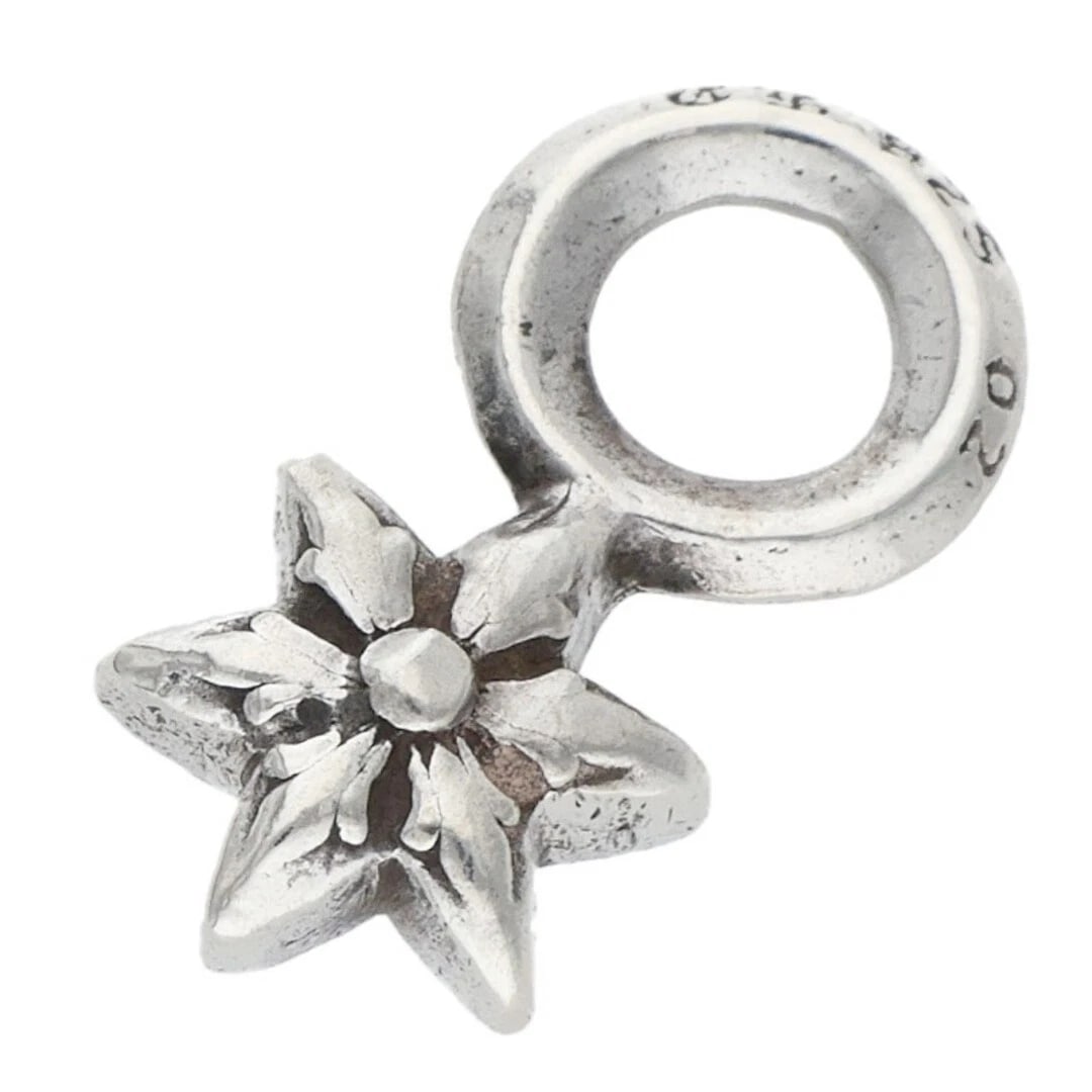 CHROME HEARTS STACK STAR CHARM SILVER NECKLACE - 2