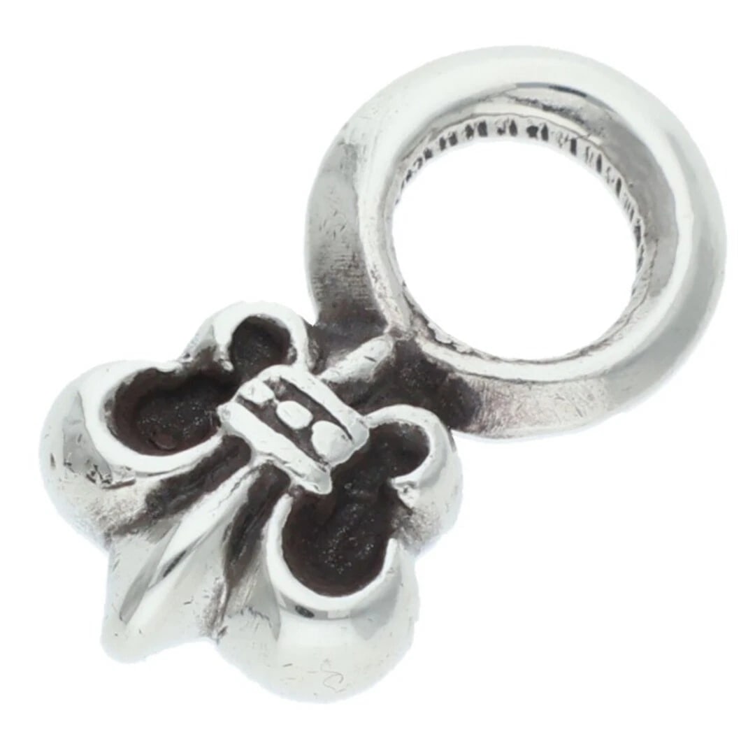 CHROME HEARTS STACK BS FLUER FUSTACK NECKLACE: Chrome Hearts STACK BS FLUER FUSTACK NECKLACE Brand: Chrome Hearts Type/Style: Necklace Material: Color: Silver Size: Width 0.7cm, vertical 1.4cm Accessories: None Accessories Notice: When
