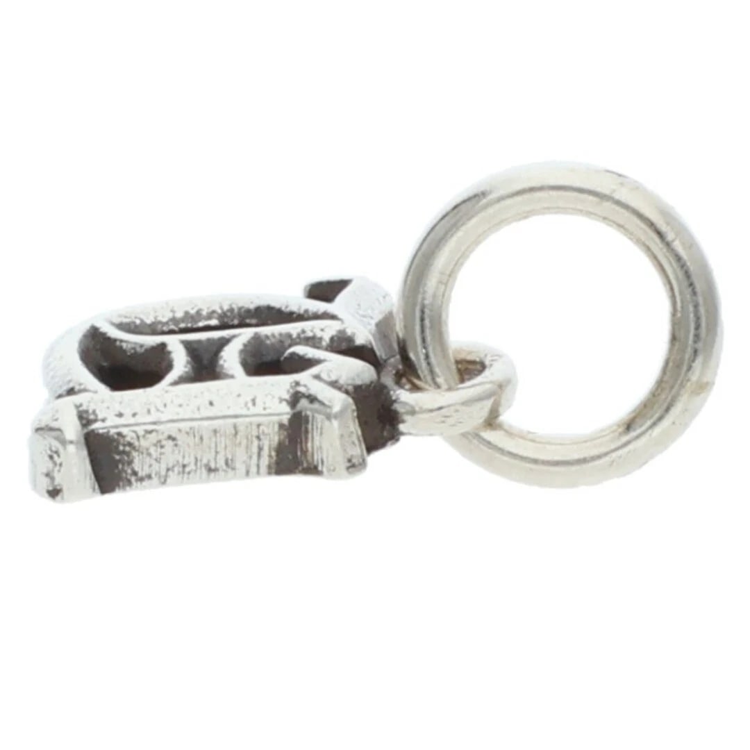 CHROME HEARTS STACK ALPHABET CHARM U INITIAL NECKLACE - 3