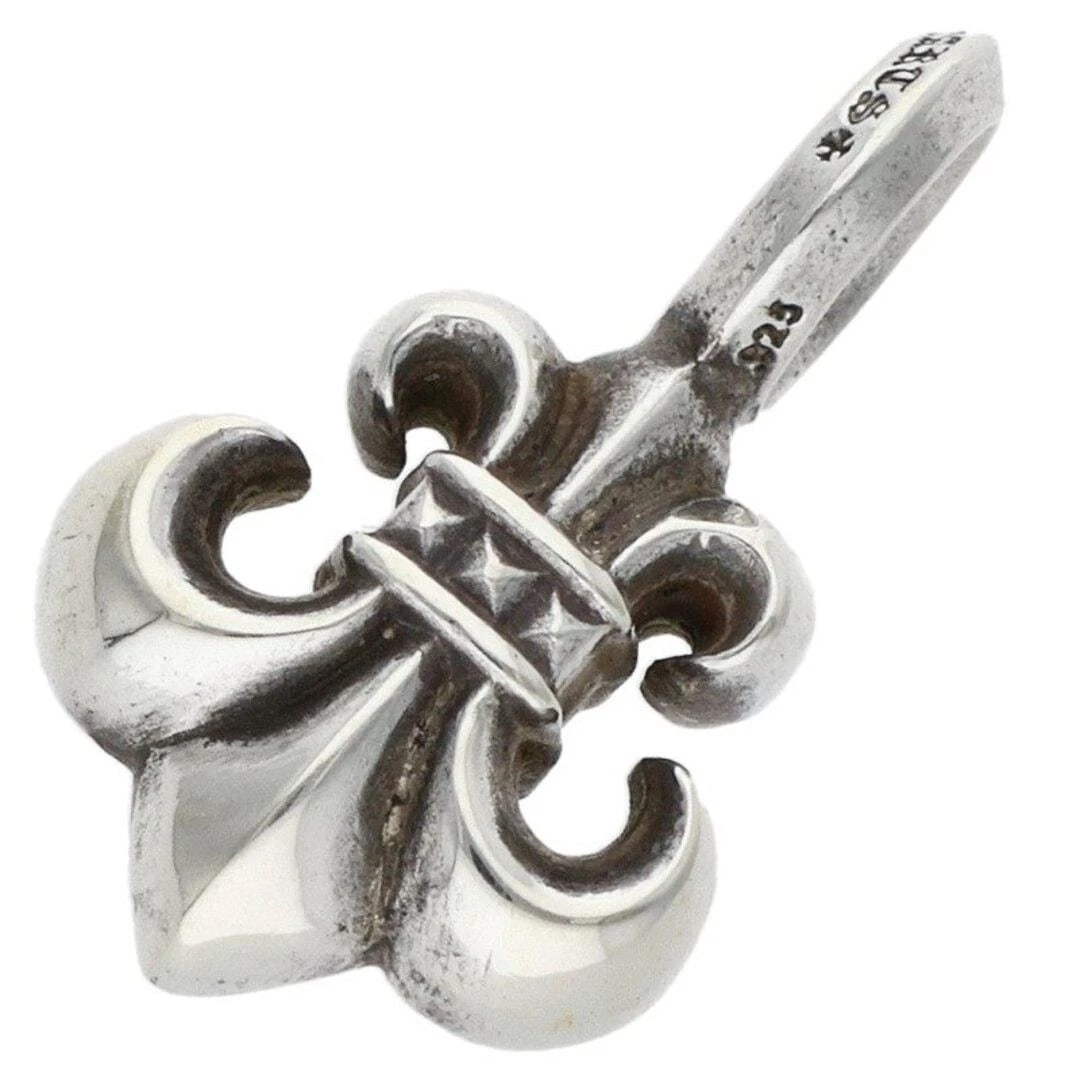 CHROME HEARTS STACK BS FLUER V2 SILVER NECKLACE: Chrome Hearts STACK BS FLUER V2 Silver Necklace Brand: Chrome Hearts Type/Style: Necklace Material: 925 Silver Color: Silver Size: Width 1.1cm, Vertical 1.8cm Accessories: None Accessories