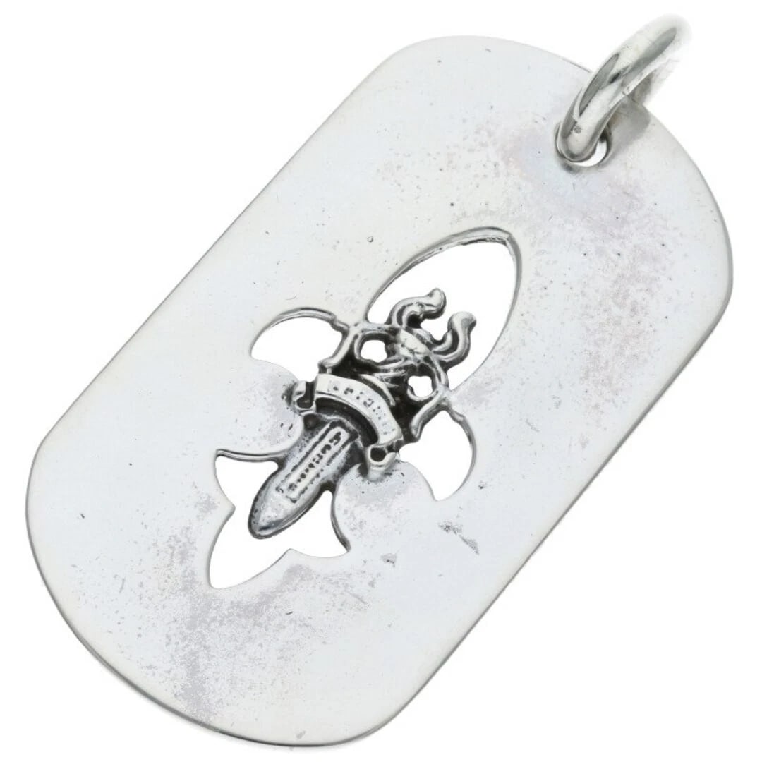 CHROME HEARTS HUDA DOG LARGE NECKLACE: Chrome Hearts HUDA DOG Large Necklace Brand: Chrome Hearts Type/Style: Necklace Material: 925 Silver Color: Silver Size: Width 2.9cm, vertical 5.6cm Accessories: None Accessories Notice: W
