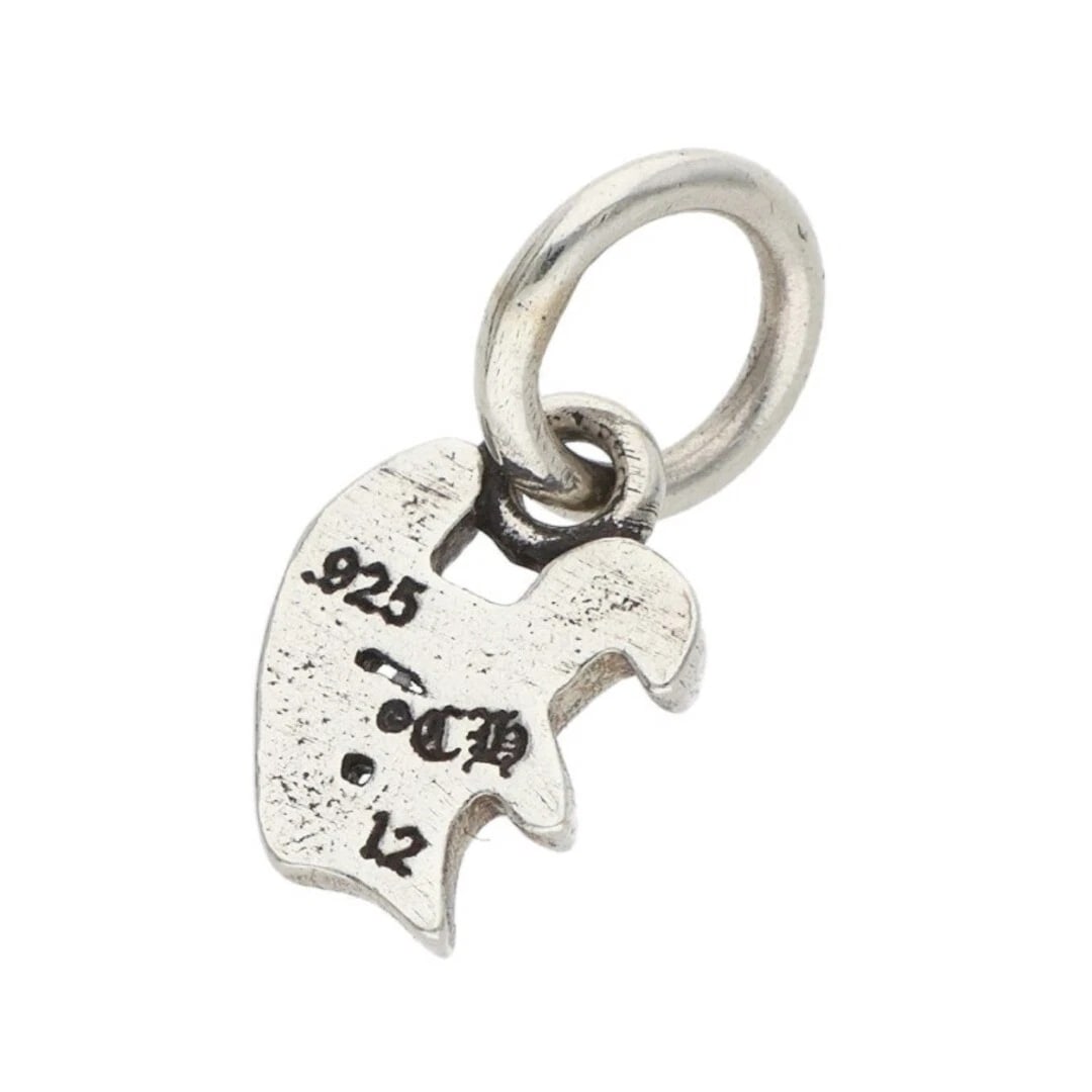 CHROME HEARTS STACK ALPHABET CHARM V INITIAL NECKLACE - 2