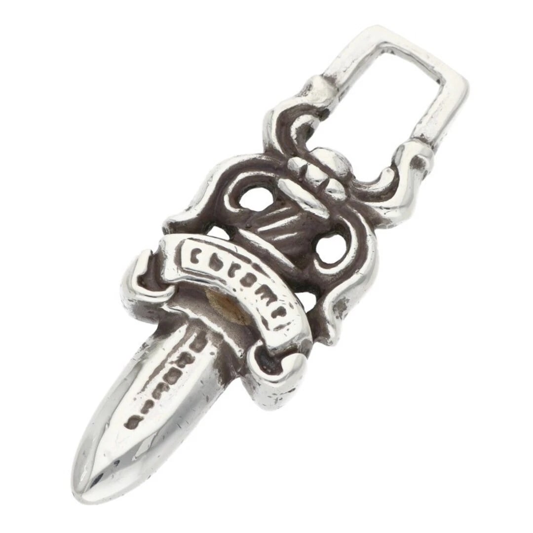 CHROME HEARTS DAGGER ZIP1 CHARM SILVER NECKLACE: Chrome Hearts DAGGER ZIP1 Charm Silver Necklace Brand: Chrome Hearts Type/Style: Necklace Material: Color: Silver Size: Width 1.2cm, vertical 3.4cm Accessories: None Accessories Notice: Wh