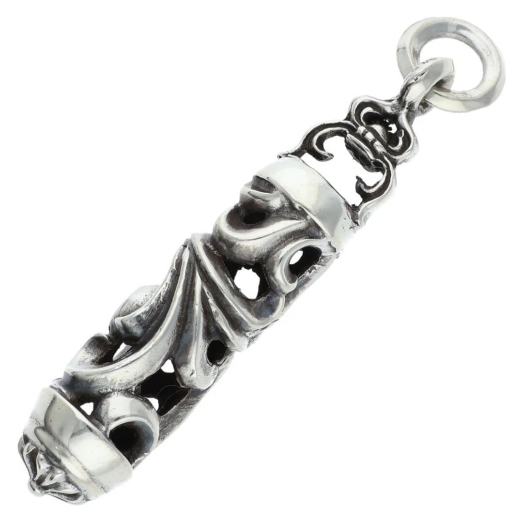 CHROME HEARTS ROLLER OLD PENDANT SILVER NECKLACE (1 of 2)
