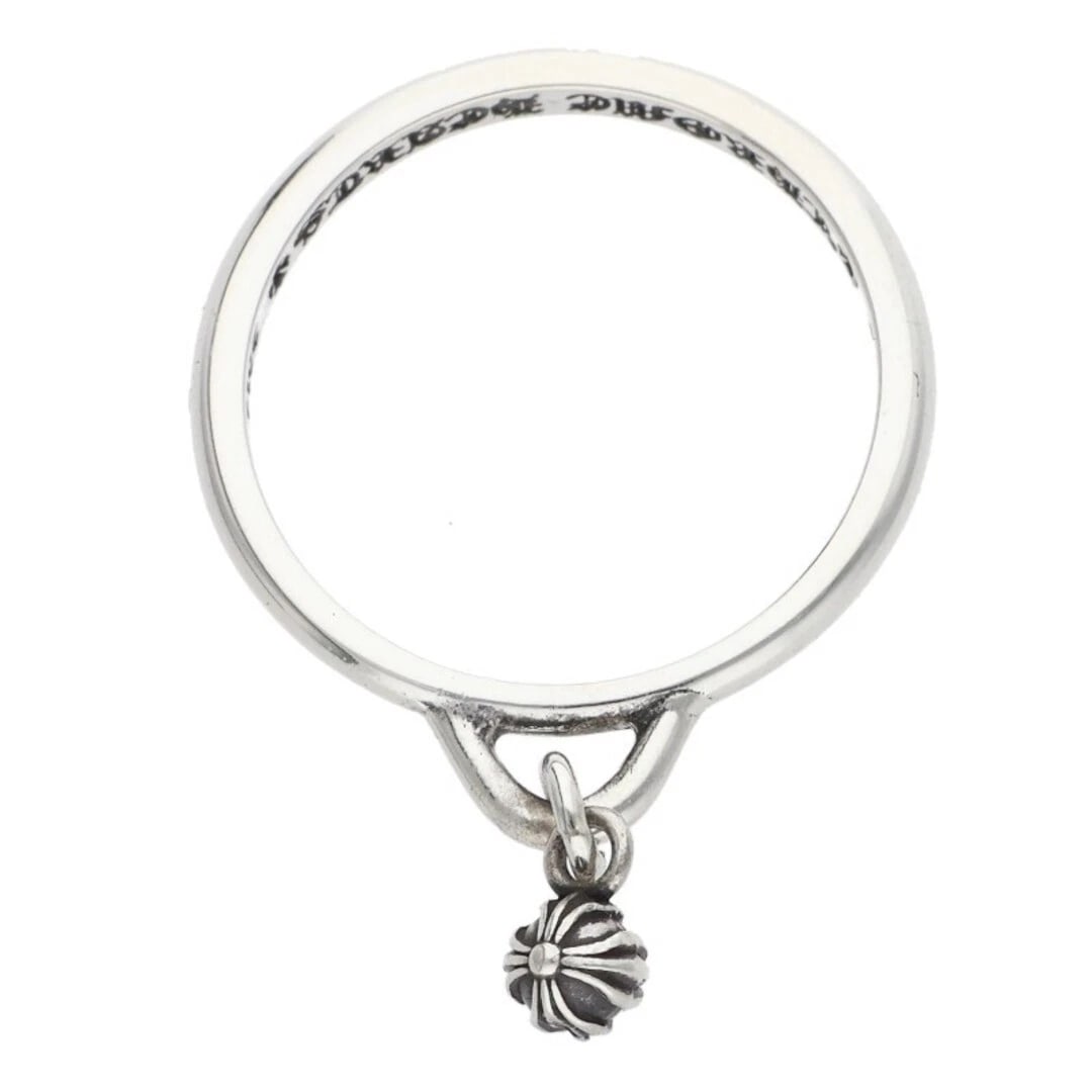 CHROME HEARTS STACK DROP BEAD SILVER RING MEN'S - 2