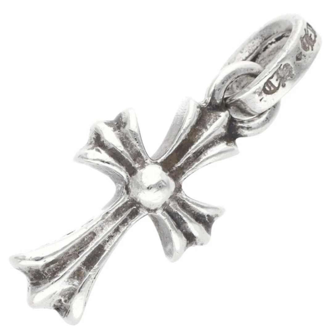 CHROME HEARTS CRS BBYFAT CHARM SILVER NECKLACE: Chrome Hearts CRS BBYFAT Charm Silver Necklace Brand: Chrome Hearts Type/Style: Necklace Material: 925 Silver Color: Silver Size: Width 0.9cm, vertical 2.4cm Accessories: None Accessories Notice: