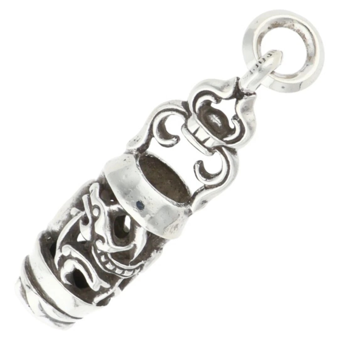 CHROME HEARTS CELTIC ROLLER PENDANT SILVER NECKLACE: Chrome Hearts CELTIC ROLLER Pendant Silver Necklace Brand: Chrome Hearts Type/Style: Necklace Material: 925 Silver Color: Silver Size: Width 1.3cm, vertical 5.3cm Accessories: None Accesso