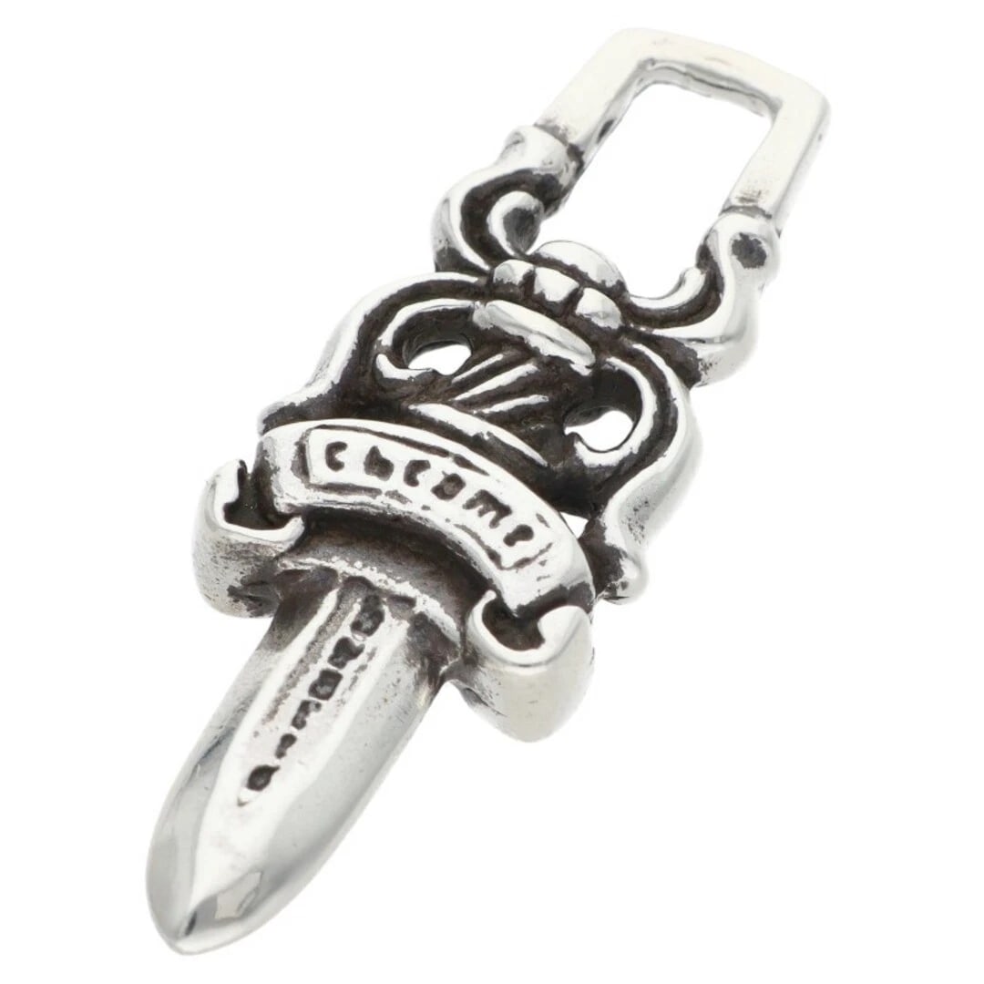 CHROME HEARTS DAGGER ZIP1 SILVER NECKLACE: Chrome Hearts DAGGER ZIP1 Silver Necklace Brand: Chrome Hearts Type/Style: Necklace Material: 925 Silver Color: Silver Size: Width 1.2cm, vertical 3.4cm Accessories: None Accessories Notic