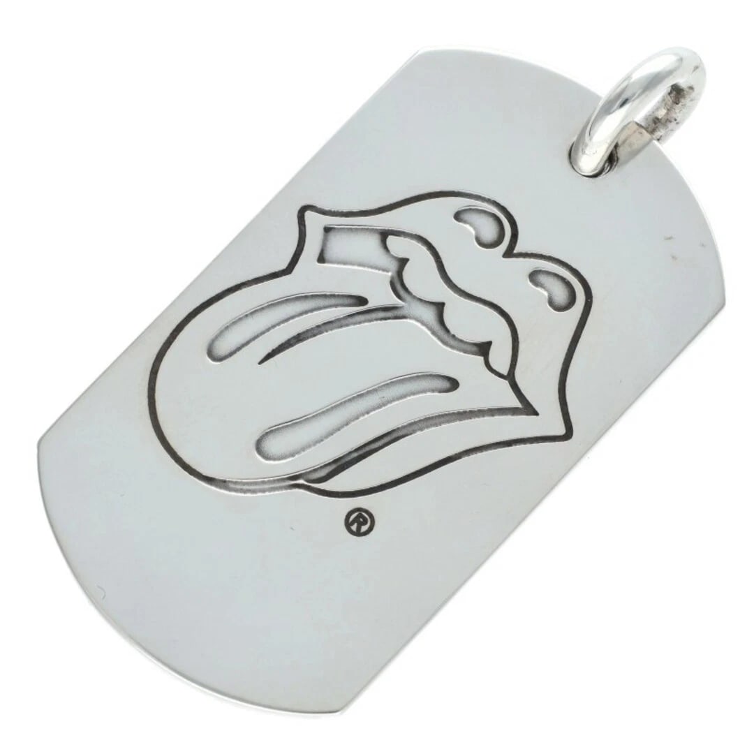 CHROME HEARTS D TAG LRG LT LIP AND TAN DOG NECKLACE: Chrome Hearts D TAG LRG LT Lip and Tan Dog Necklace Brand: Chrome Hearts Type/Style: Necklace Material: 925 Silver Color: Silver Size: Width 2.9cm, vertical 5.7cm Accessories: None Accesso