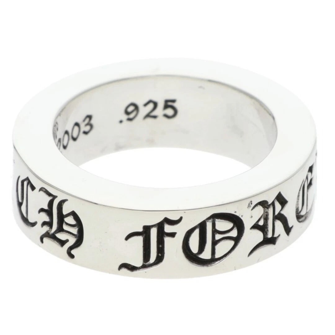 CHROME HEARTS SPACER FOREVER SILVER RING MENS: Chrome Hearts Spacer Forever Silver Ring Mens Brand: Chrome Hearts Type/Style: Ring Material: 925 Silver Color: Silver Size: 3.75 - 4 US Accessories: None Accessories Notice: When purchasi