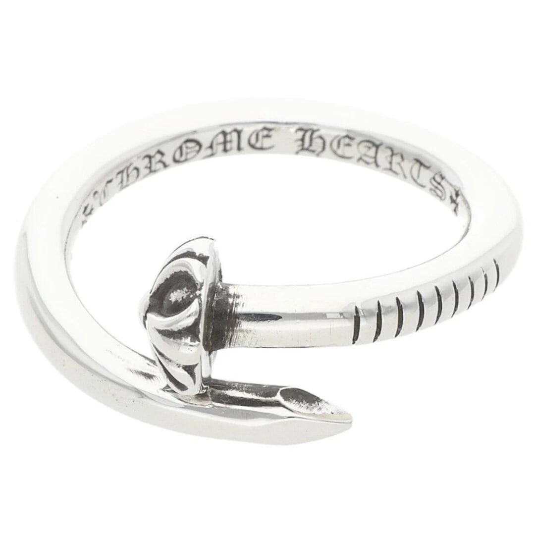 CHROME HEARTS NAIL CRSBALL CROSSBALL SILVER RING: Chrome Hearts NAIL CRSBALL Crossball Silver Ring Brand: Chrome Hearts Type/Style: Ring Material: 925 Silver Color: Silver Size: 9 US Accessories: None Accessories Notice: When purchasing pre-owned