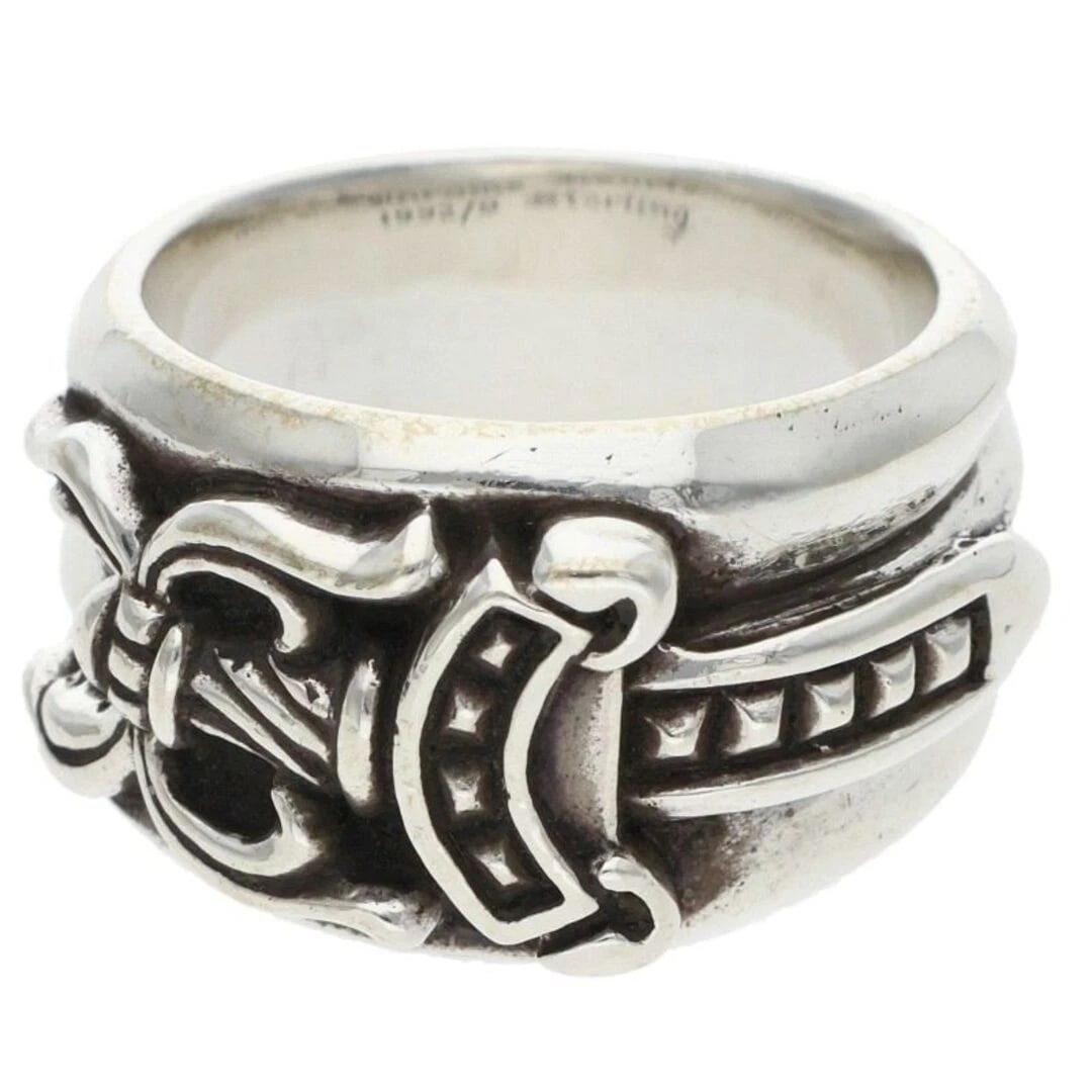 CHROME HEARTS DAGGER SILVER RING: Chrome Hearts Dagger Silver Ring Brand: Chrome Hearts Type/Style: Ring Material: Color: Silver Size: 6 - 6.25 US Accessories: None Accessories Notice: When purchasing pre-owned goods, please refer to