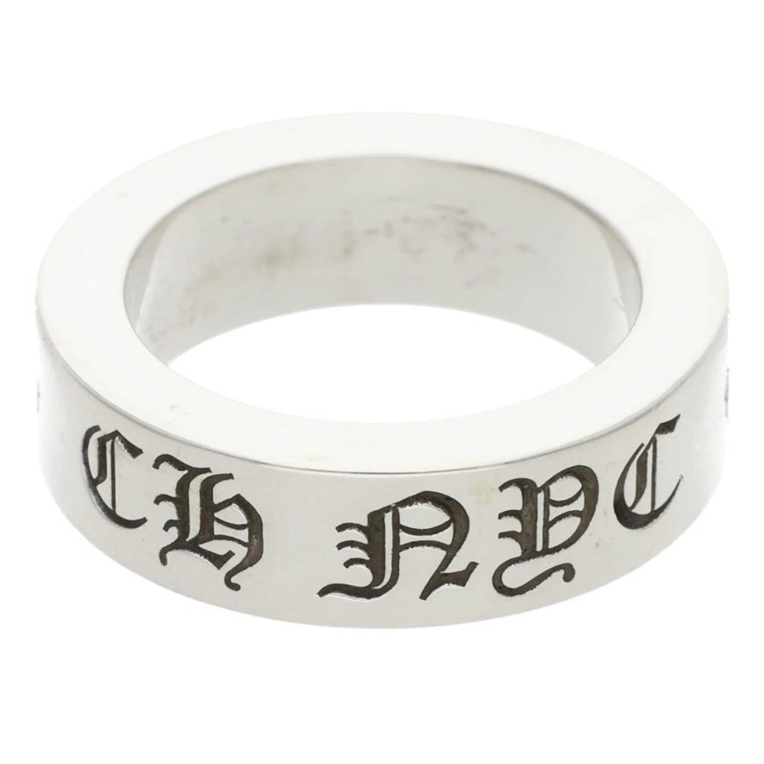 CHROME HEARTS 6MM SPACER YORK SILVER RING: Chrome Hearts 6mm SPACER York Silver Ring Brand: Chrome Hearts Type/Style: Ring Material: 925 Silver Color: Silver Size: 6 - 6.25 US Accessories: None Accessories Notice: When purchasing pre-owned