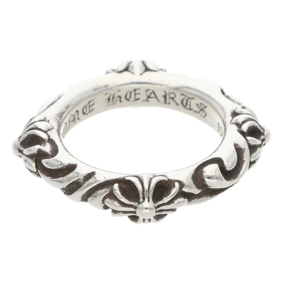 CHROME HEARTS SBT SILVER RING: CHROME HEARTS SBT Silver Ring Brand: Chrome Hearts Type/Style: Ring Material: 925 Silver Color: Silver Size: 6 US Accessories: None Accessories Notice: When purchasing pre-owned goods, please refer