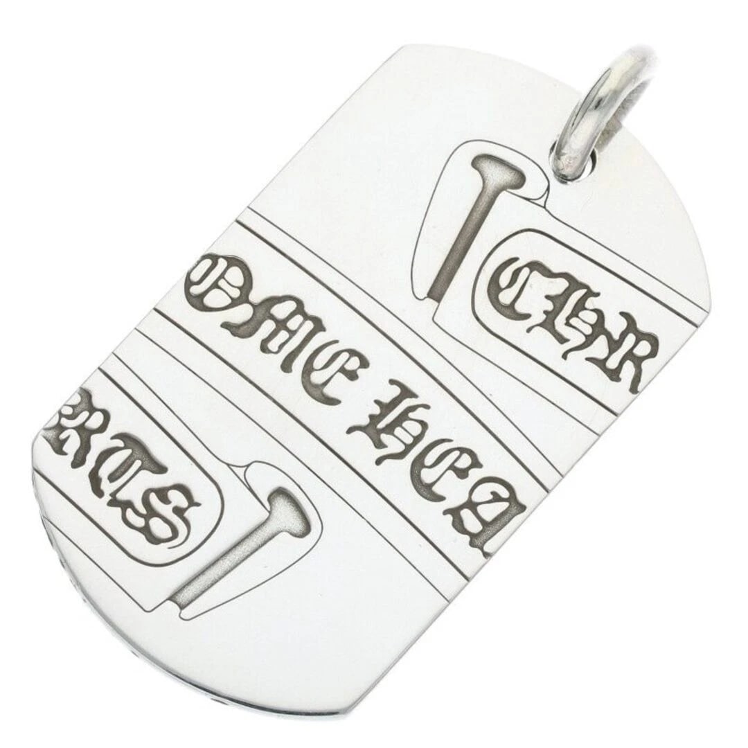 CHROME HEARTS LARGE DOG TOKYO NECKLACE: CHROME HEARTS LARGE DOG TOKYO NECKLACE Brand: Chrome Hearts Type/Style: Necklace Material: 925 Silver Color: Silver Size: Width 3cm, vertical 5.8cm Accessories: None Accessories Notice: When
