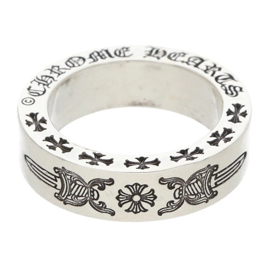 CHROME HEARTS SPACER DAGGER SILVER RING - 2