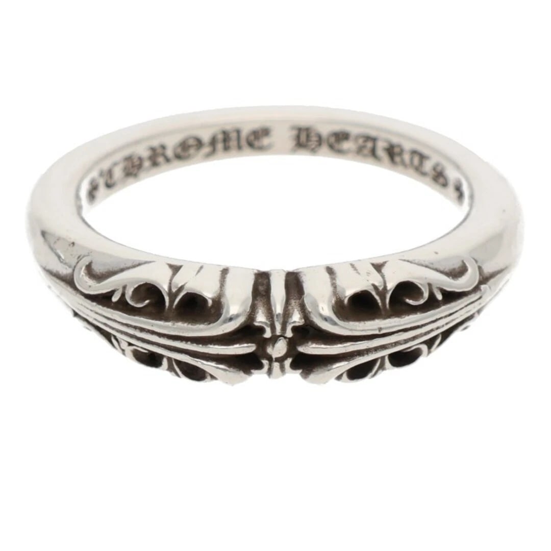 CHROME HEARTS BABY CLSC CLASSIC SILVER RING: Chrome Hearts BABY CLSC Classic Silver Ring Brand: Chrome Hearts Type/Style: Ring Material: 925 Silver Color: Silver Size: 5.25 - 5.5 US Accessories: None Accessories Notice: When purchasing