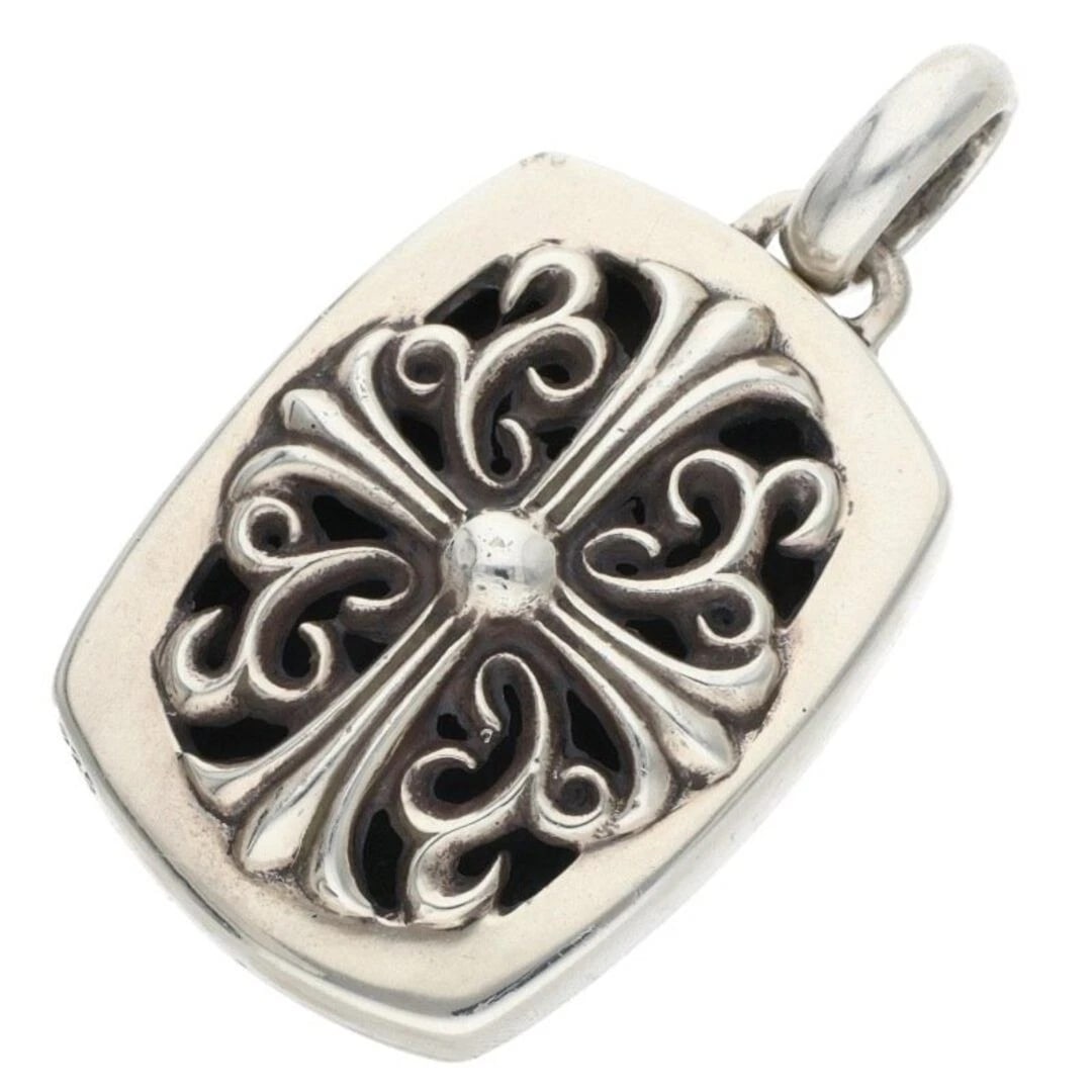 CHROME HEARTS KEEPER PENDANT SILVER NECKLACE: Chrome Hearts Keeper Pendant Silver Necklace Brand: Chrome Hearts Type/Style: Necklace Material: 925 Silver Color: Silver Size: Width 2.7cm, vertical 4.8cm Accessories: None Accessories No