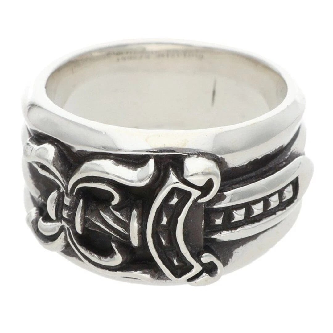 CHROME HEARTS DAGGER SILVER RING: Chrome Hearts Dagger Silver Ring Brand: Chrome Hearts Type/Style: Ring Material: Color: Silver Size: 8.75 US Accessories: None Accessories Notice: When purchasing pre-owned goods, please refer to the