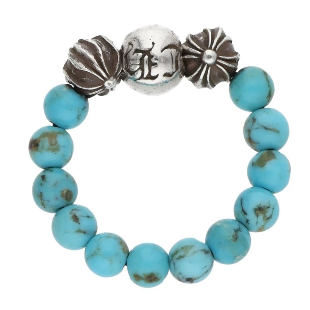 CHROME HEARTS BEAD RING - 2