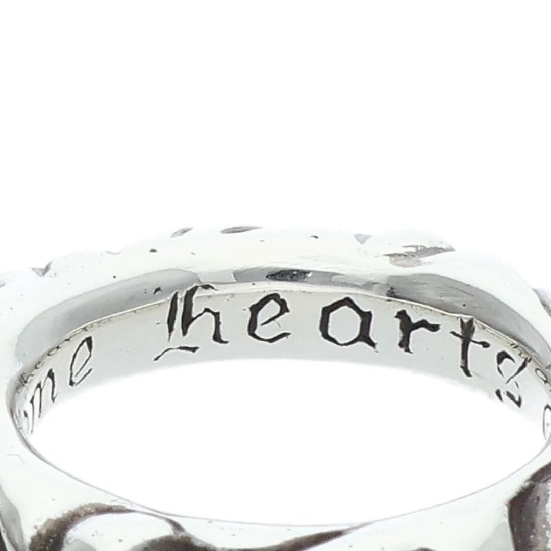 CHROME HEARTS SCROLL SILVER RING - 4