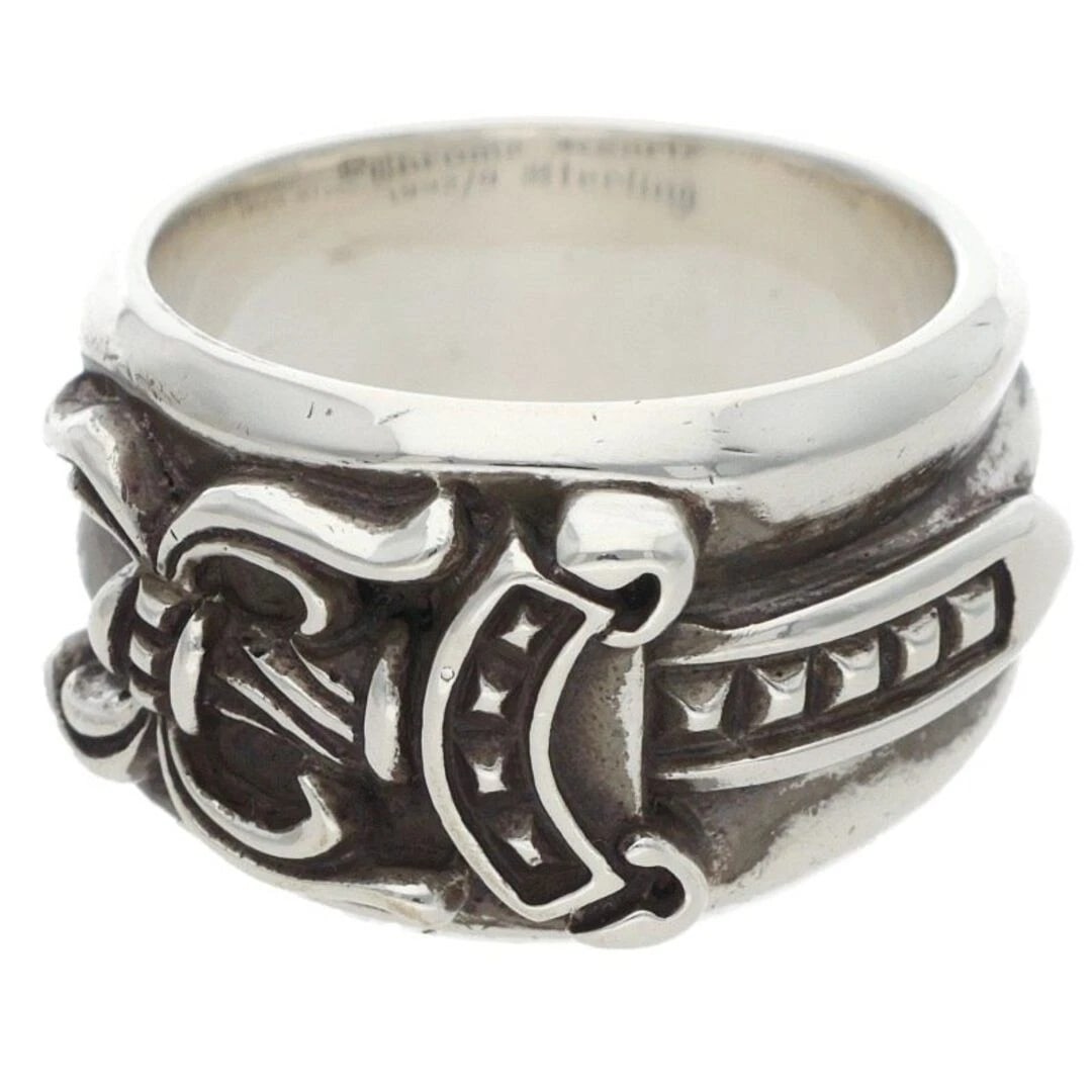 CHROME HEARTS DAGGER SILVER RING: Chrome Hearts Dagger Silver Ring Brand: Chrome Hearts Type/Style: Ring Material: Color: Silver Size: 6.25 - 6.5 US Accessories: None Accessories Notice: When purchasing pre-owned goods, please refer