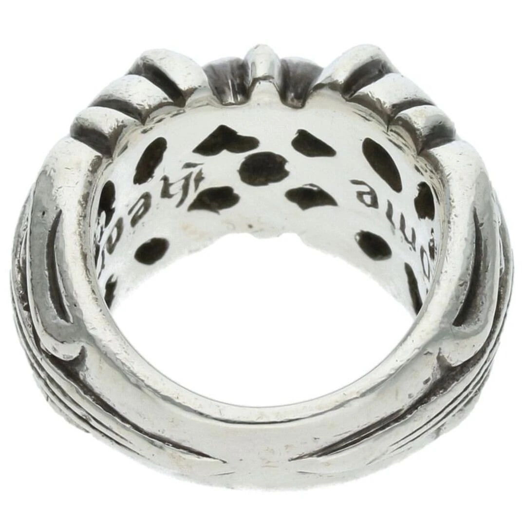 CHROME HEARTS K&T SILVER RING - 3