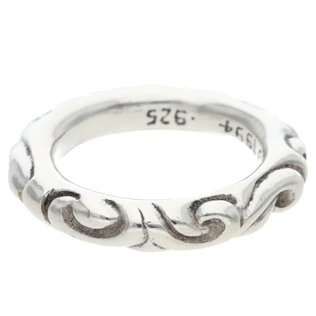 CHROME HEARTS SCROLL SILVER RING - 3
