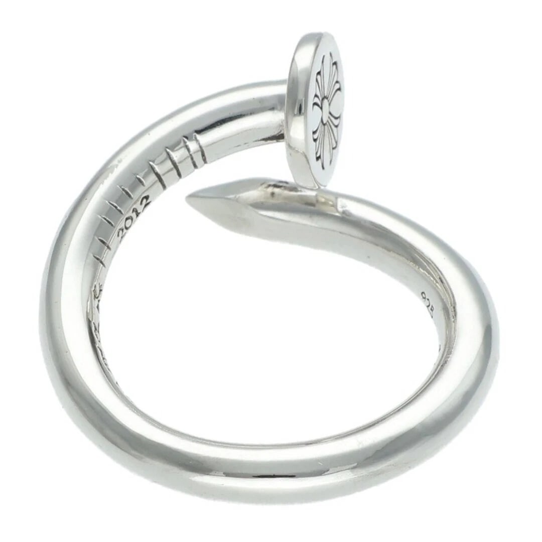 CHROME HEARTS NAIL FLAT SILVER RING - 3
