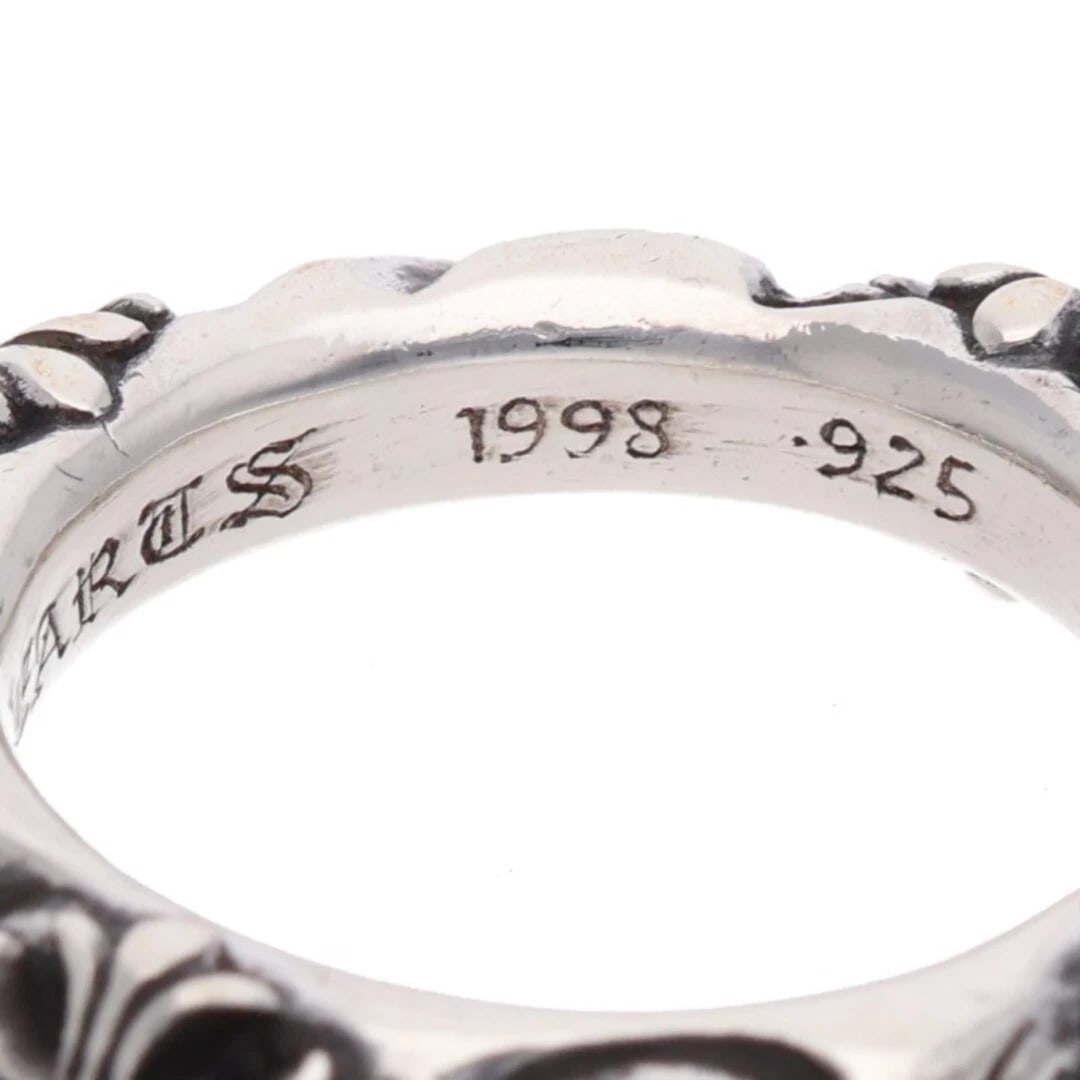 CHROME HEARTS BAND SILVER RING - 3