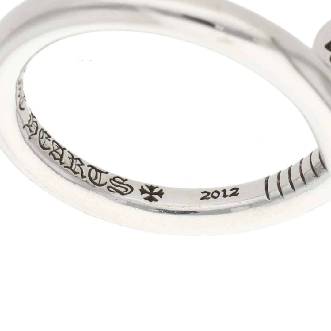 CHROME HEARTS NAIL FLAT SILVER RING - 4