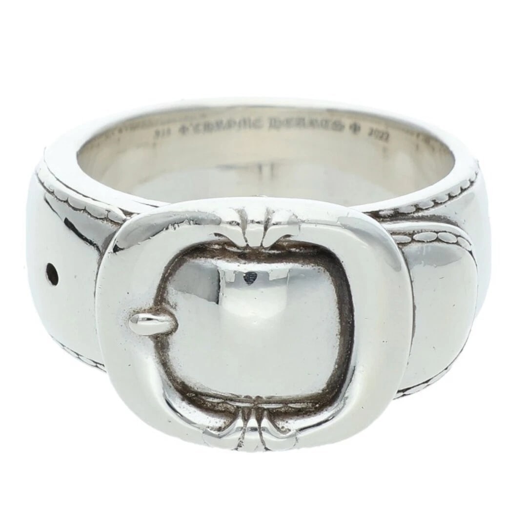 CHROME HEARTS BELTED LG GUN SLINGER SILVER RING: Chrome Hearts Belted LG Gun Slinger Silver Ring Brand: Chrome Hearts Type/Style: Ring Material: 925 Silver Color: Silver Size: 9.5 US Accessories: None Accessories Notice: When purchasing pre-owned
