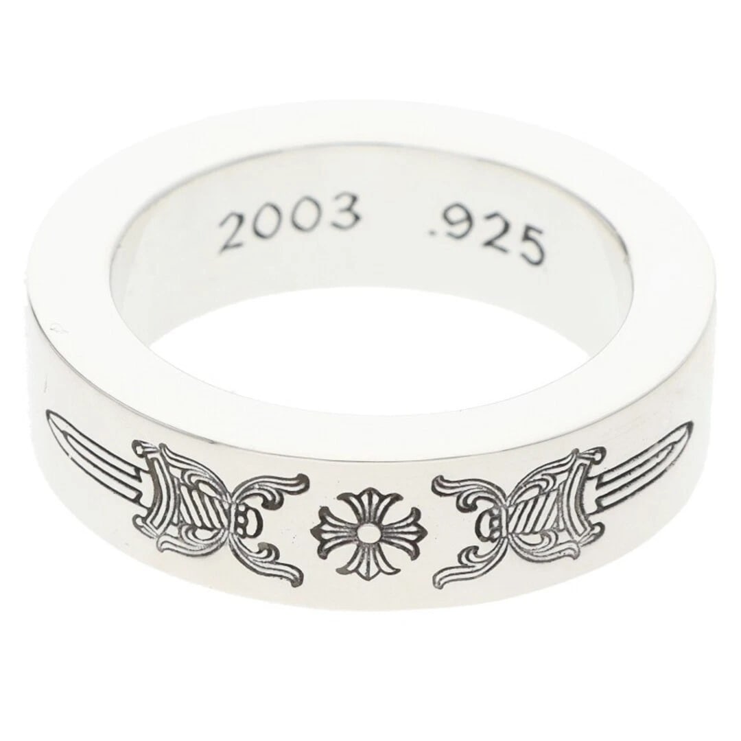 CHROME HEARTS SPACER DAGGER SILVER RING - 2