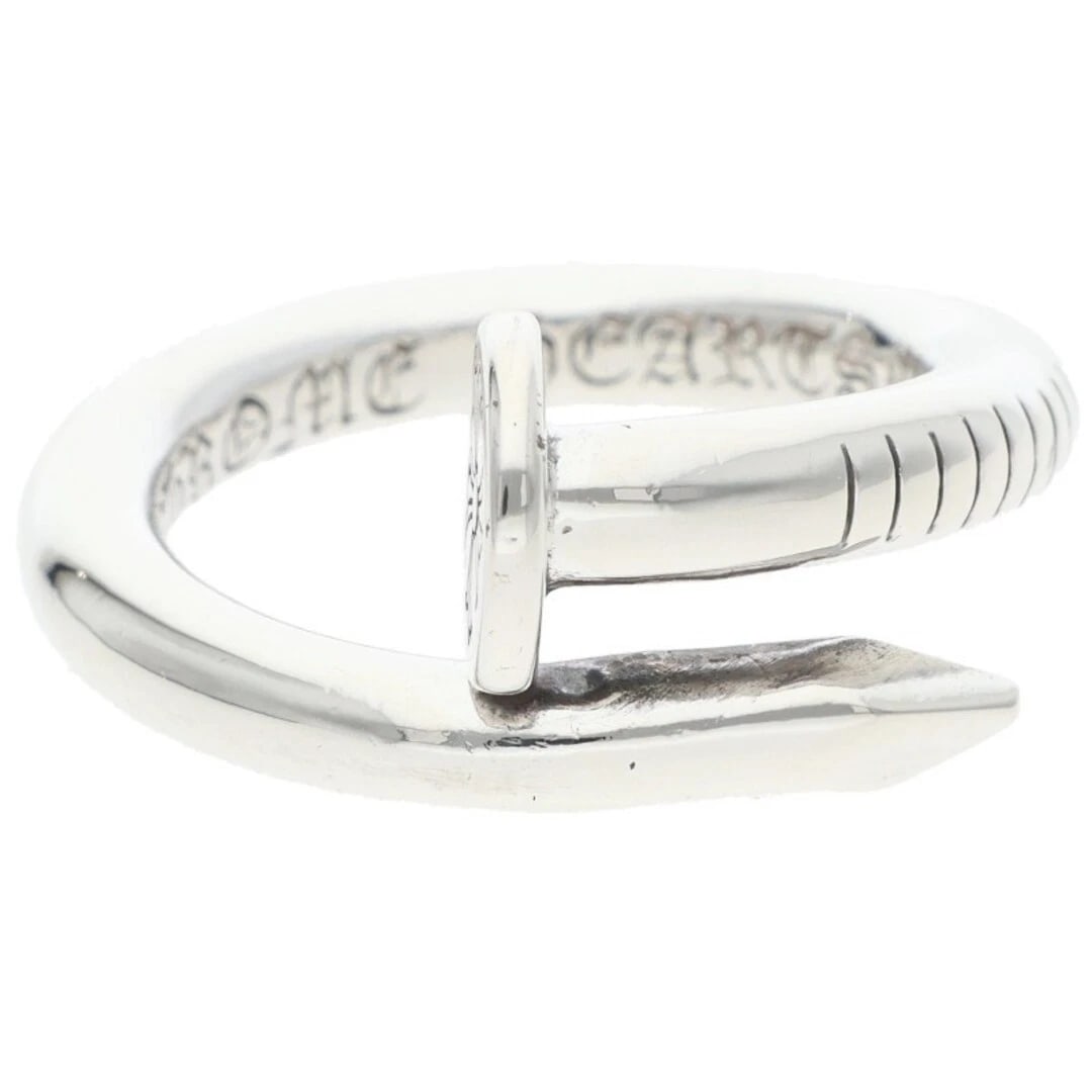 CHROME HEARTS NAIL FLAT SILVER RING - 2