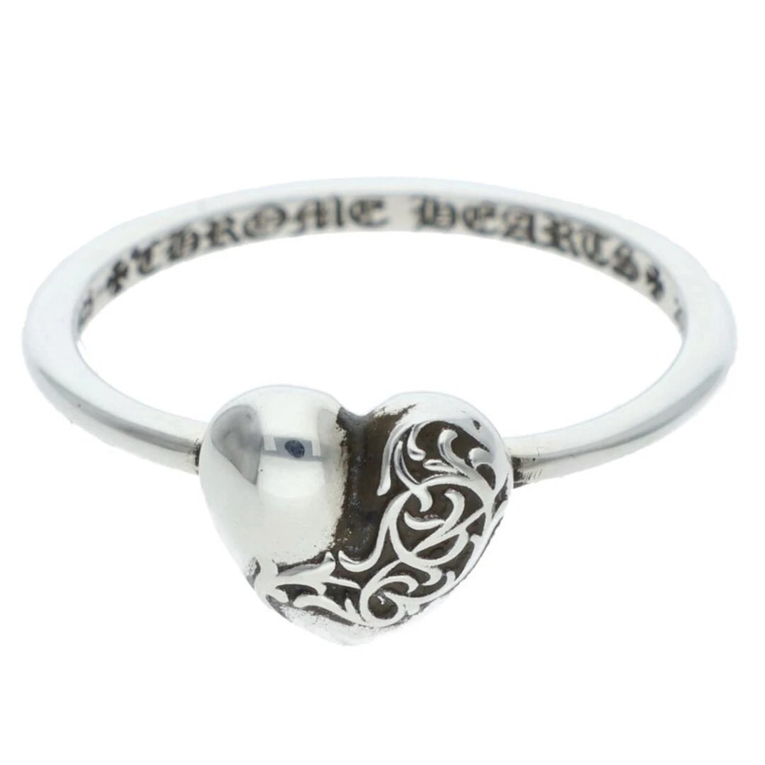 CHROME HEARTS BUBBLE GUM SILVER RING