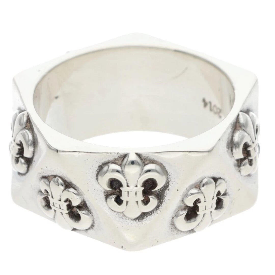 CHROME HEARTS PENTAGON SILVER RING - 3