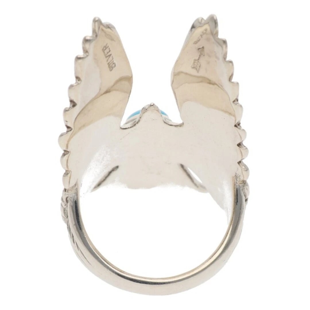 GOROWS TURQUOISE EAGLE RING - 3